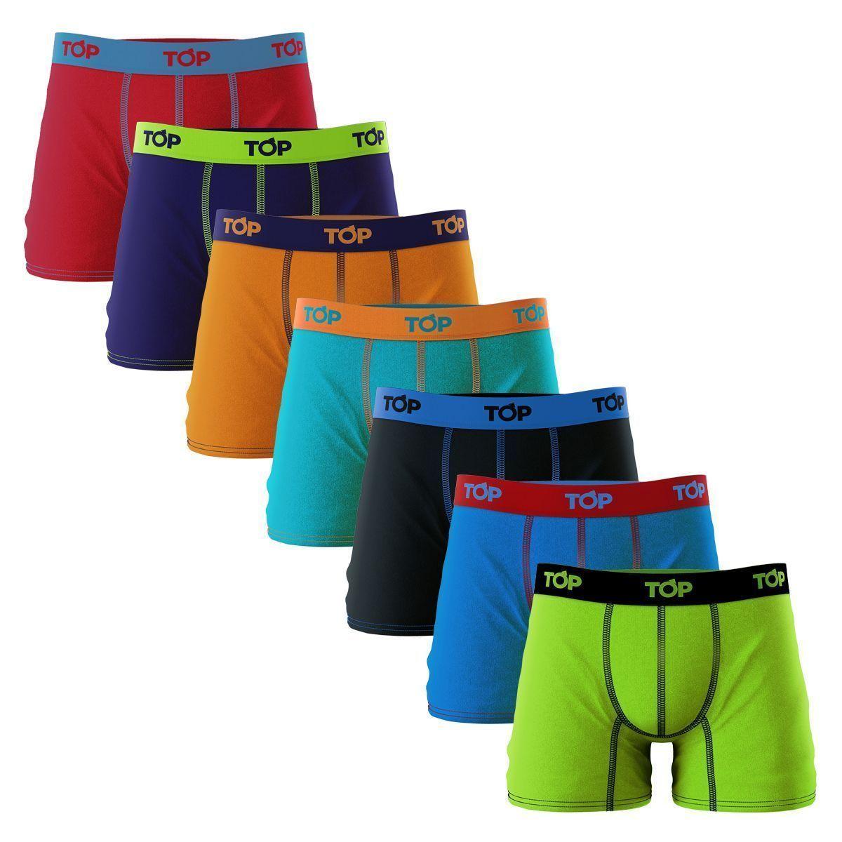 Boxer Medio Algodón Pack 7 C1-0