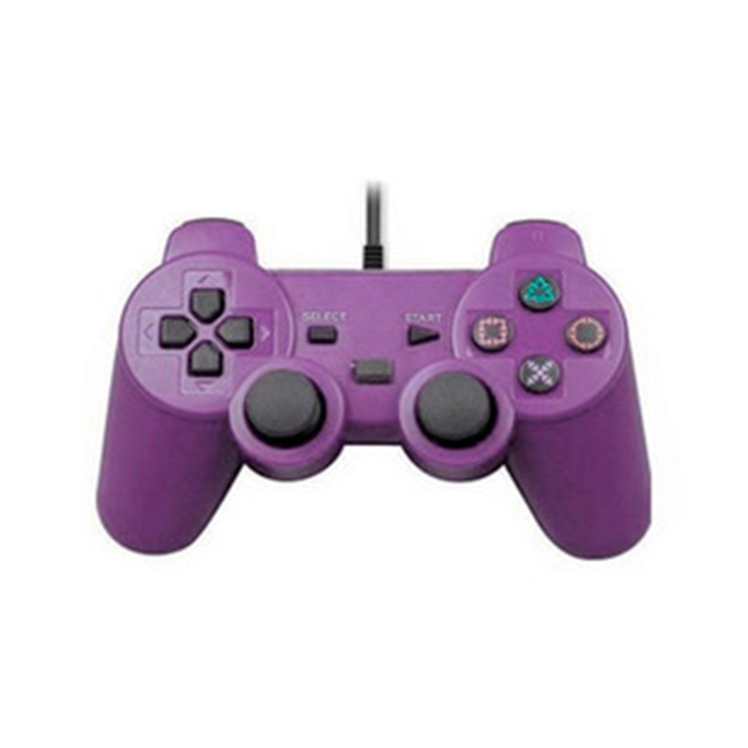 Joystick Control Gamer Para PC Conexión USB Morado-0