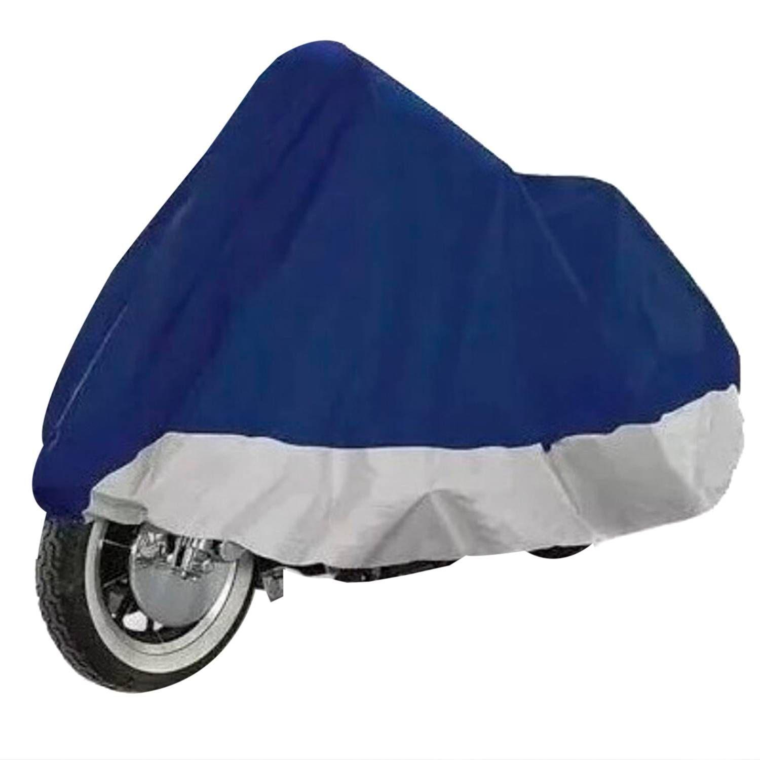Carpa Funda Lona Cubre Moto Resistente Al Agua-0