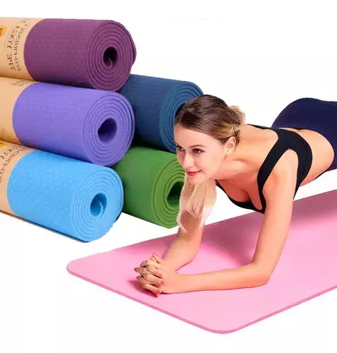 Mat Yoga Colchoneta 6mm Alfombra Con Relieve Pilat-1