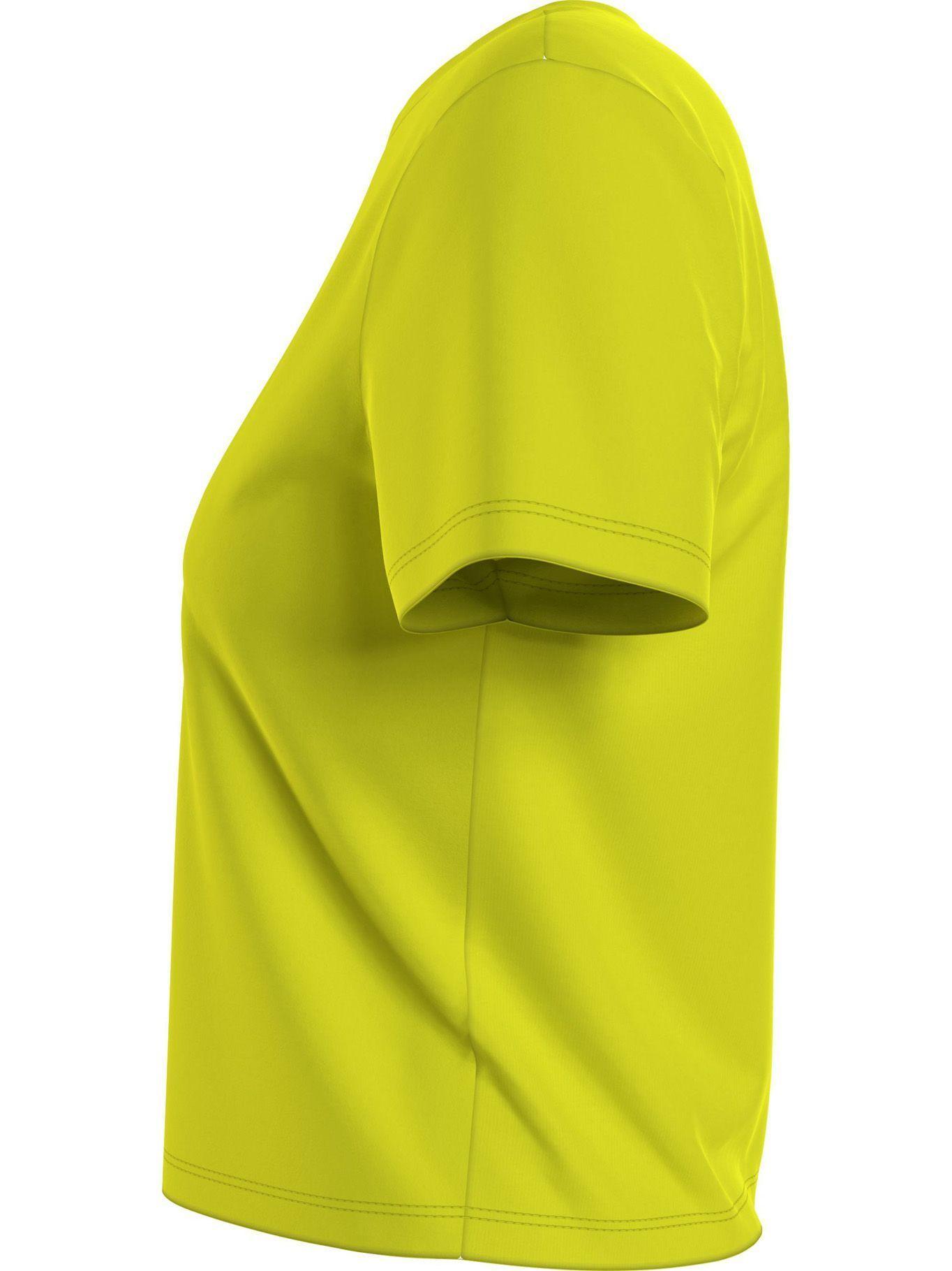 Polera Center Badge Amarillo Tommy Jeans M2-2