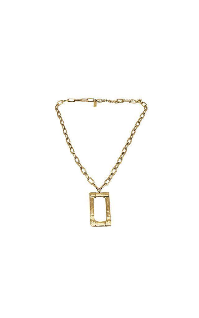 Collar Corto Gothic Dorado Humana-0