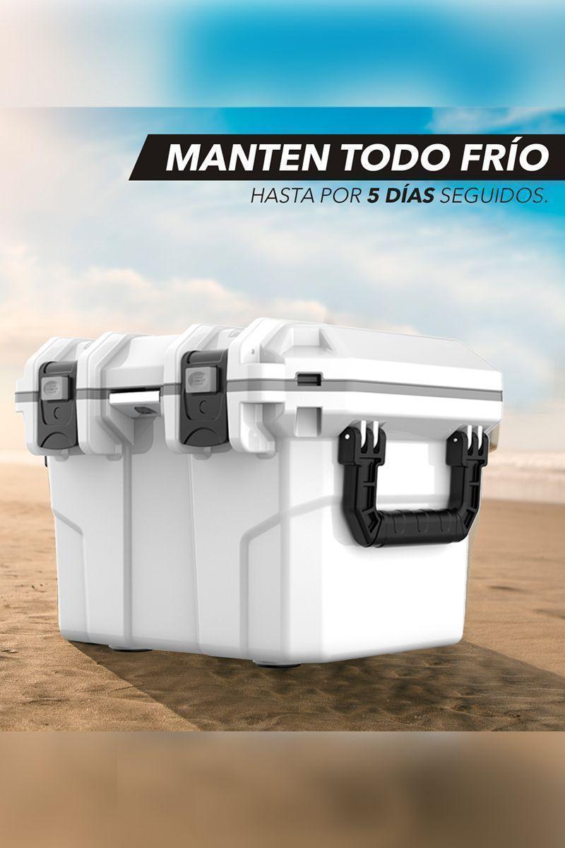 Cooler 28 L 5 Días de Retención de Hielo Blanco-5