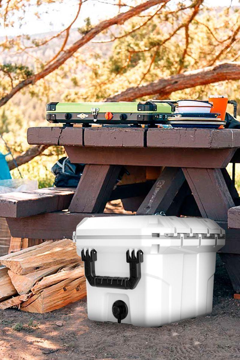 Cooler 28 L 5 Días de Retención de Hielo Blanco-4