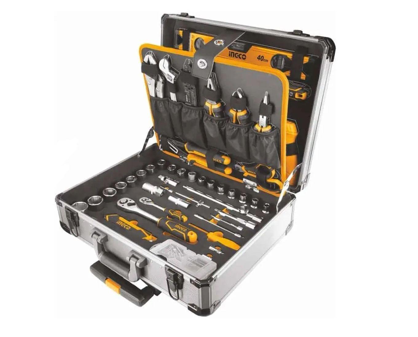 Caja Maleta De Herramientas Manuales Ingco 147 Ac -3