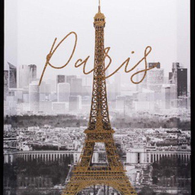 Cuadro Decorativo Eiffel Vintage 70x50-1