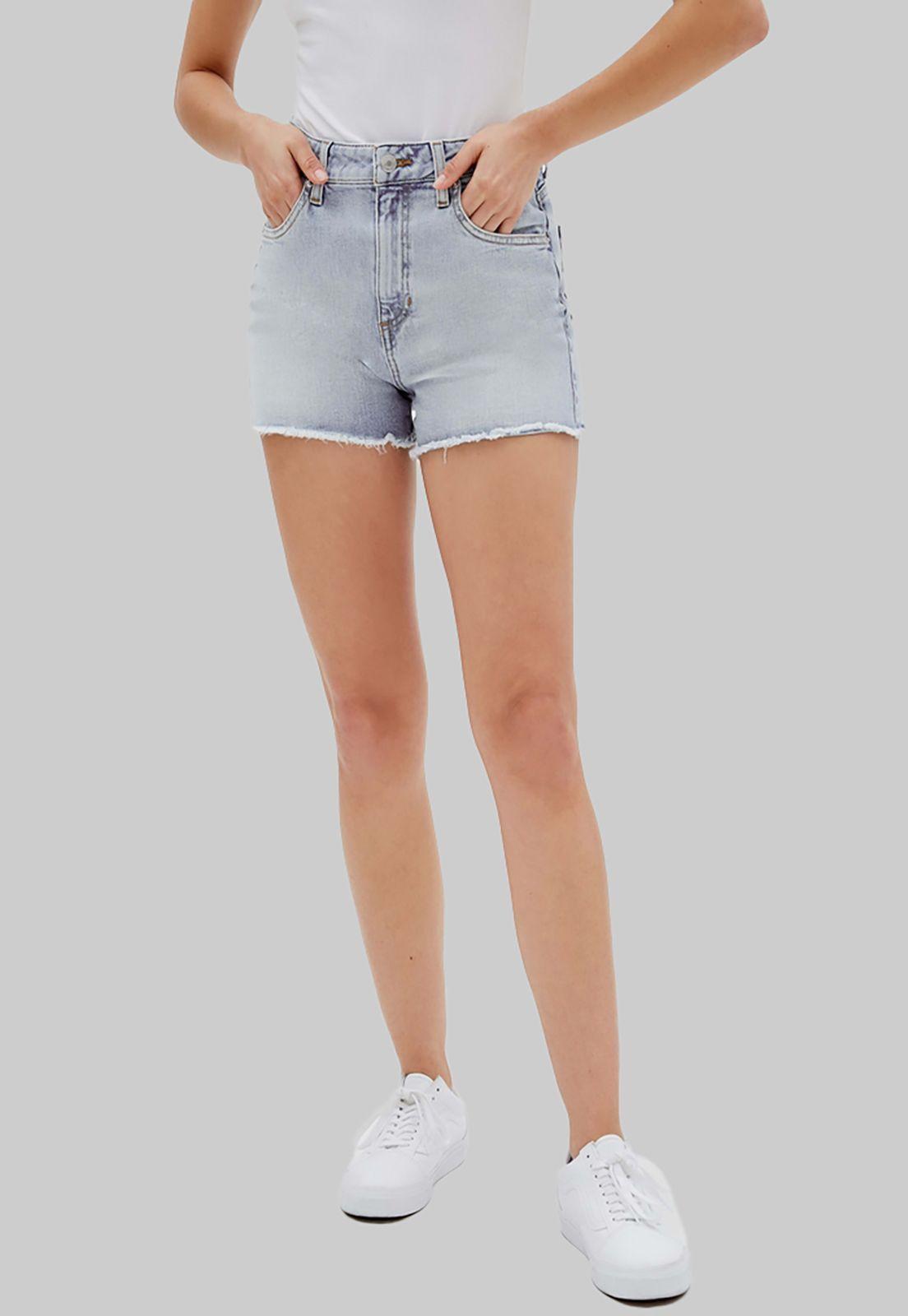 Short Go Tanner High-Denim Shorts Denim Guess-0