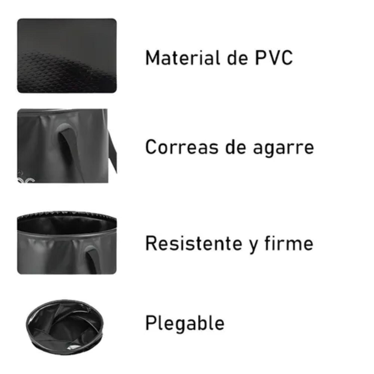 Balde 20L Camping Plegable Portátil-3