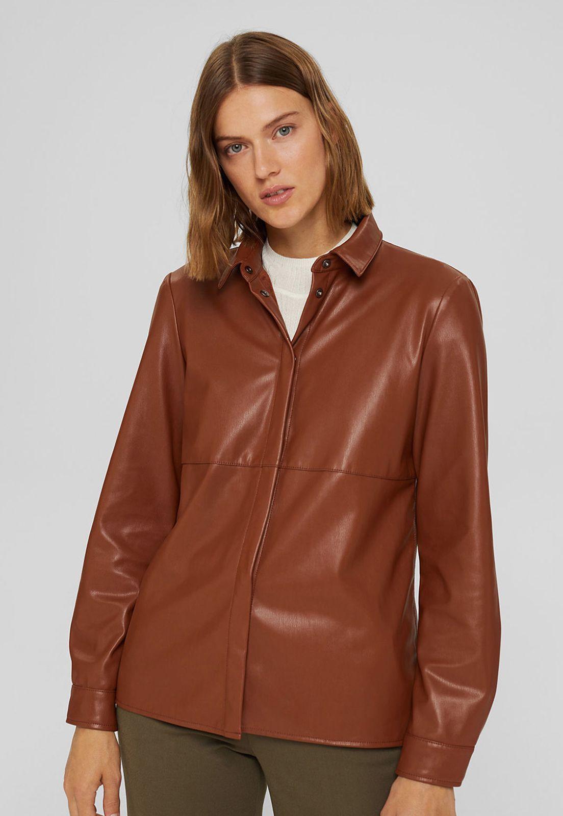 Blusa Polipiel Vegana Esprit-0