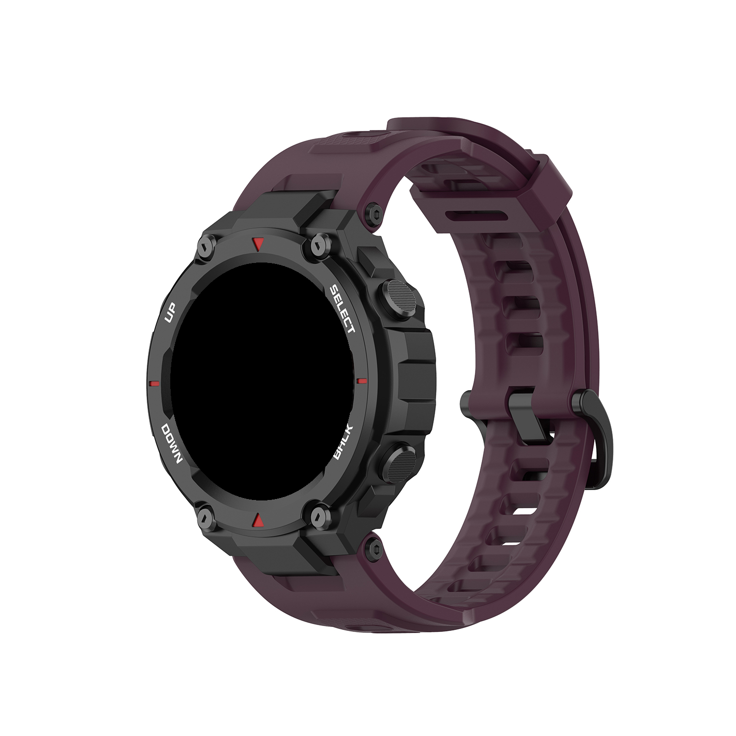 Correa Silicona Compatible Con Amazfit T Rex T Rex Pro Purpura-0