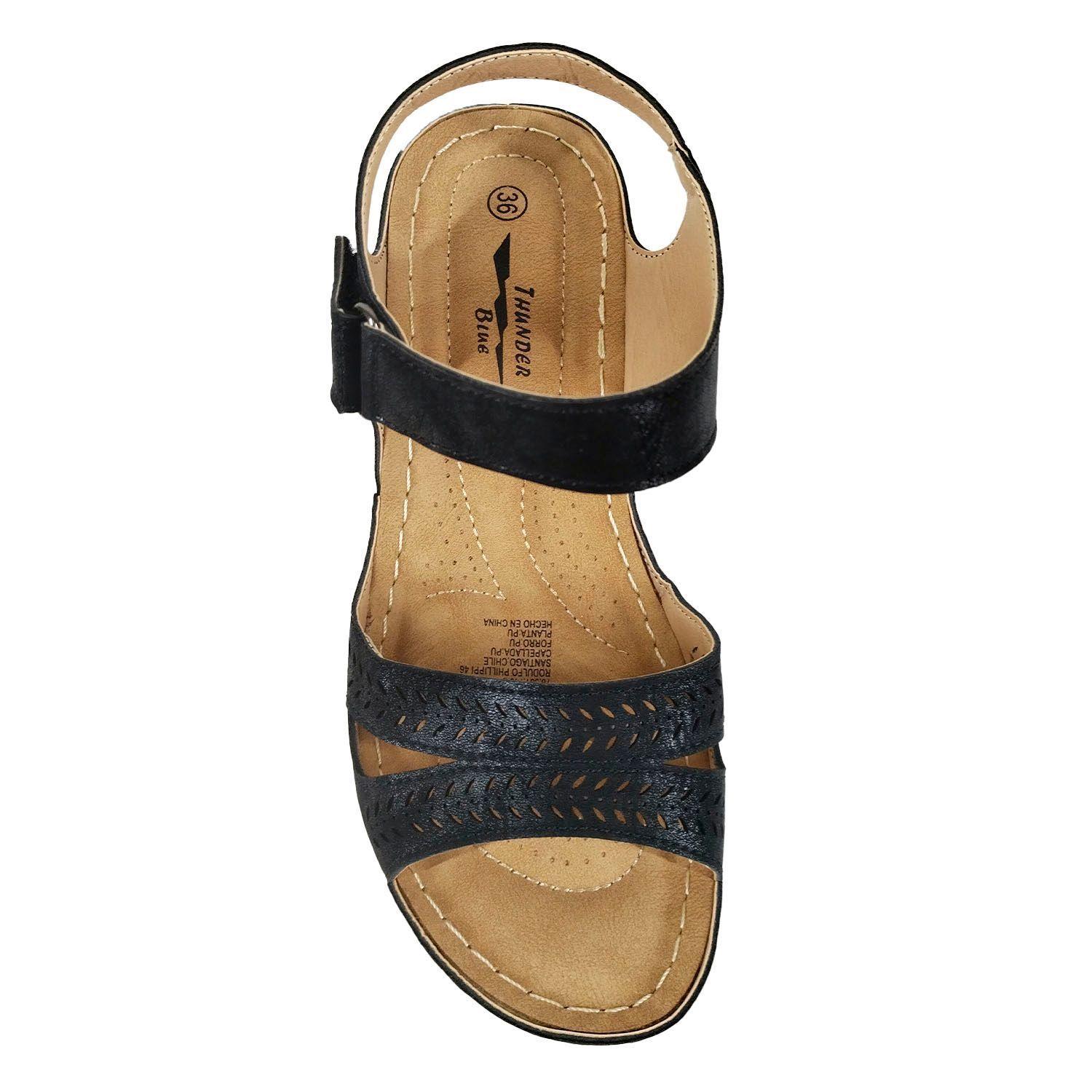 Sandalias de Taco Para Mujer A22-19  Abierta-3