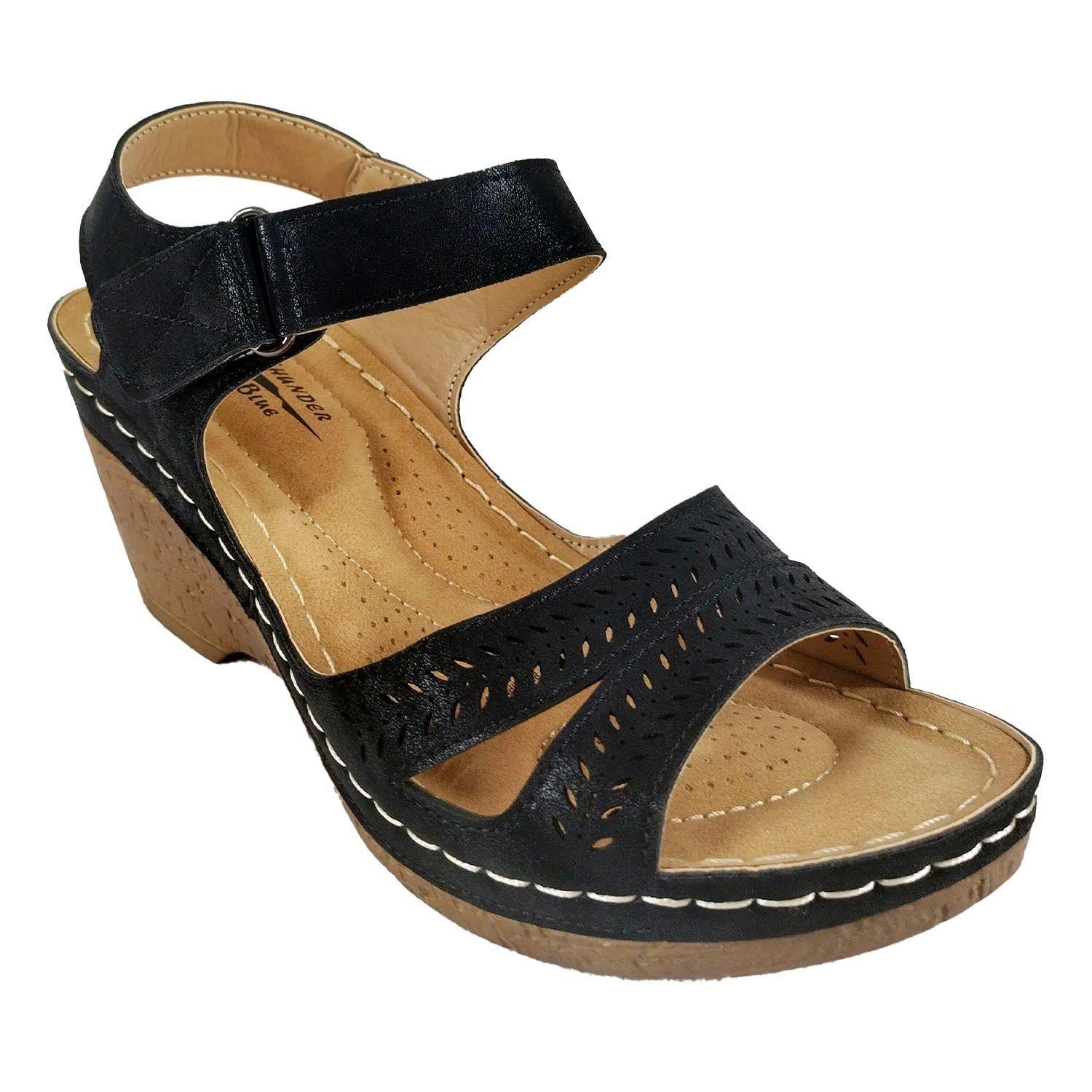 Sandalias de Taco Para Mujer A22-19  Abierta-2