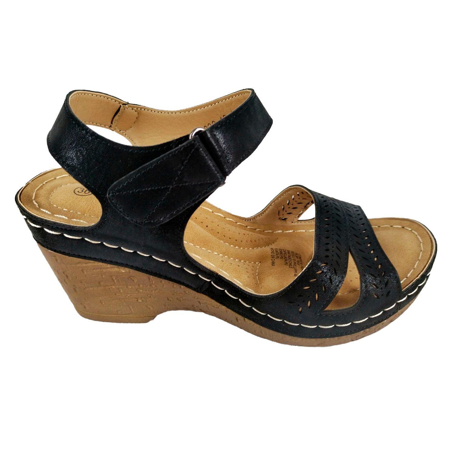 Sandalias de Taco Para Mujer A22-19  Abierta-1