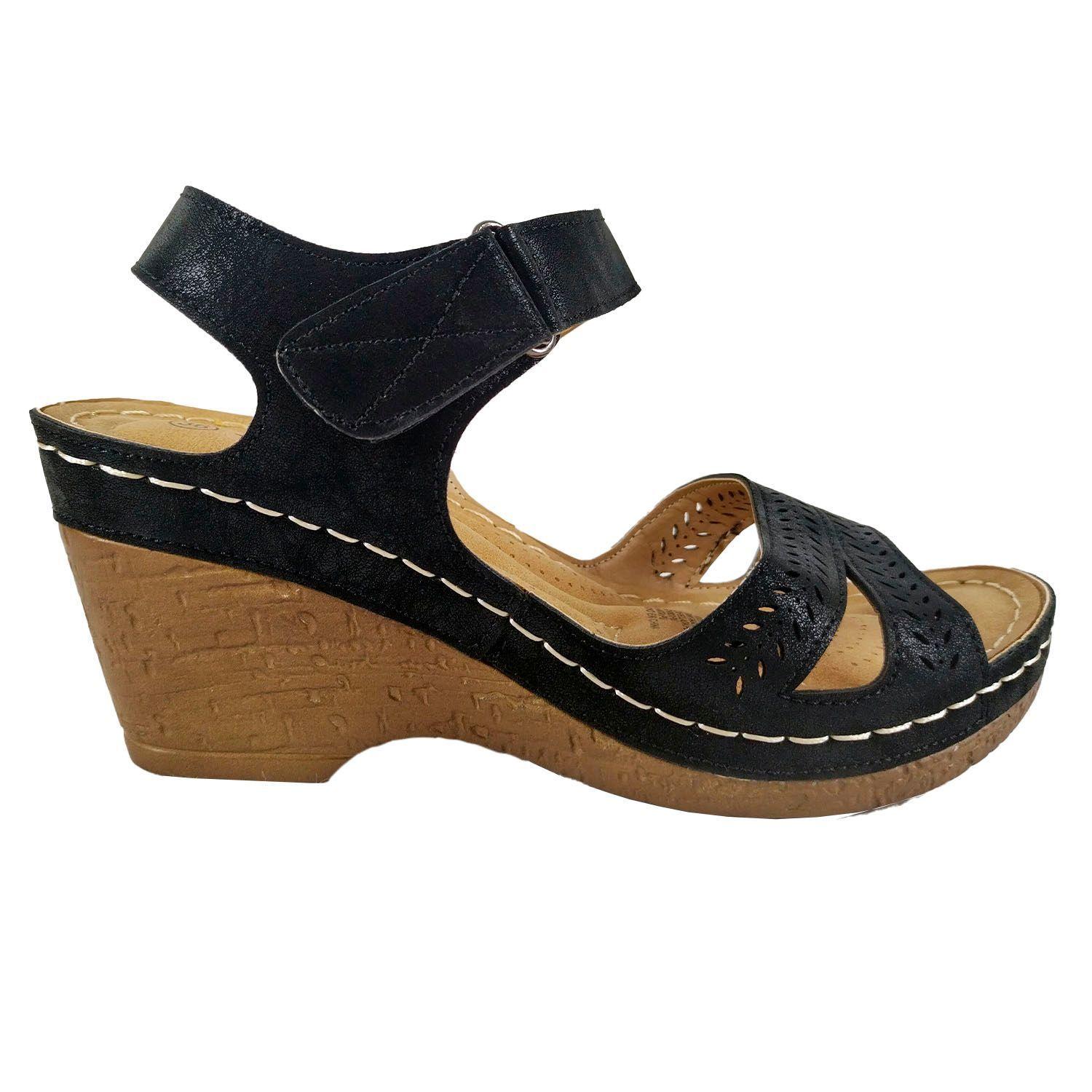 Sandalias de Taco Para Mujer A22-19  Abierta-0