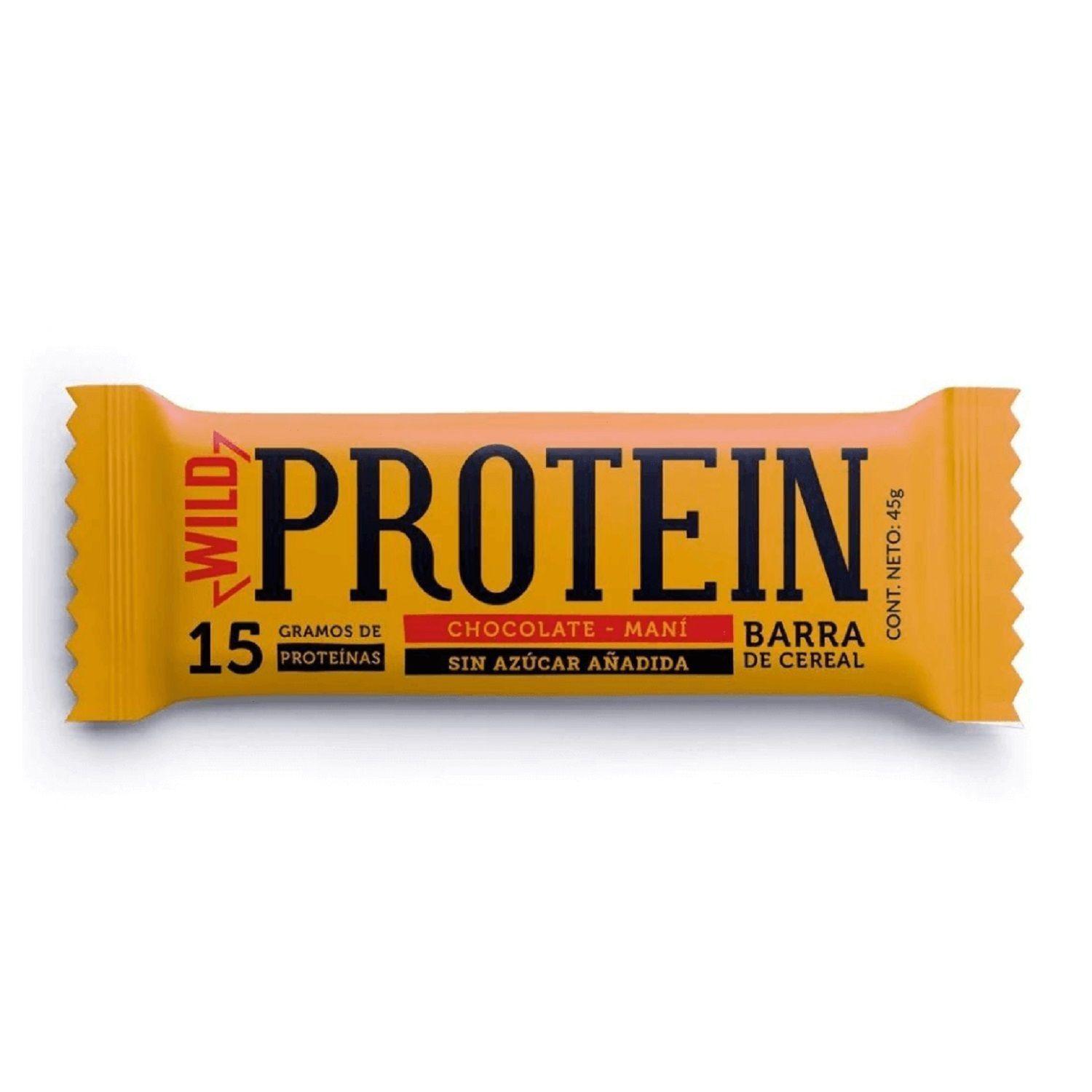 Wild Protein 5 unidades Chocolate Maní 15g-1