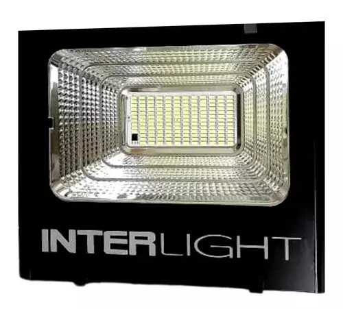 Foco Proyector Lampara LED 60W Carga Panel solar-2
