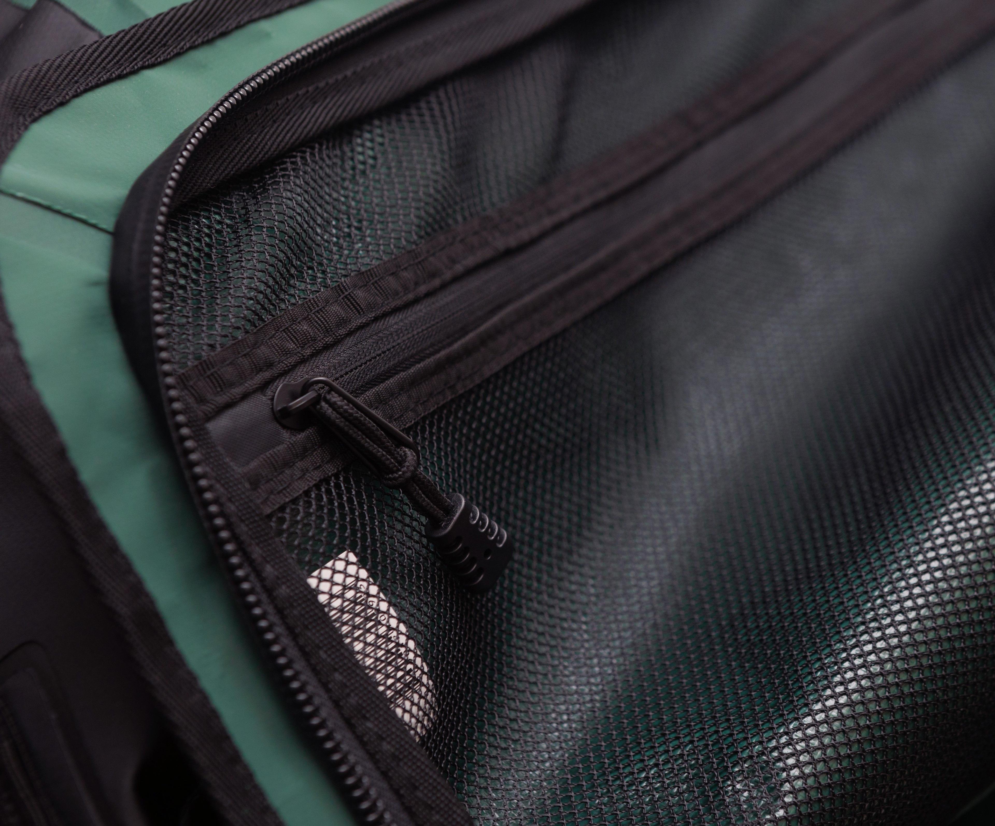 Bolso Duffel 80 Litros Impermeable Waterproof Drysafe Verde Petroleo-5