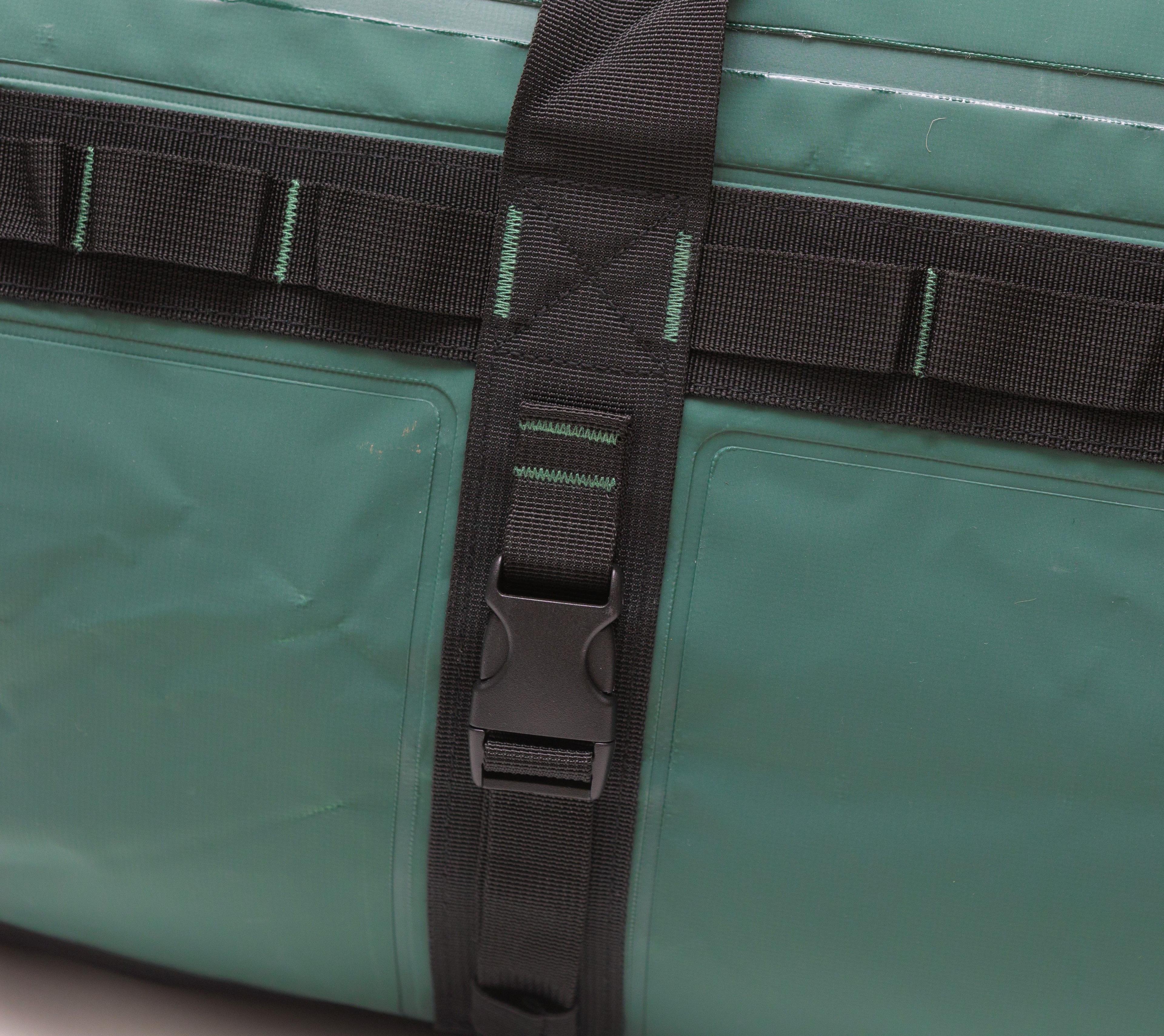 Bolso Duffel 80 Litros Impermeable Waterproof Drysafe Verde Petroleo-4