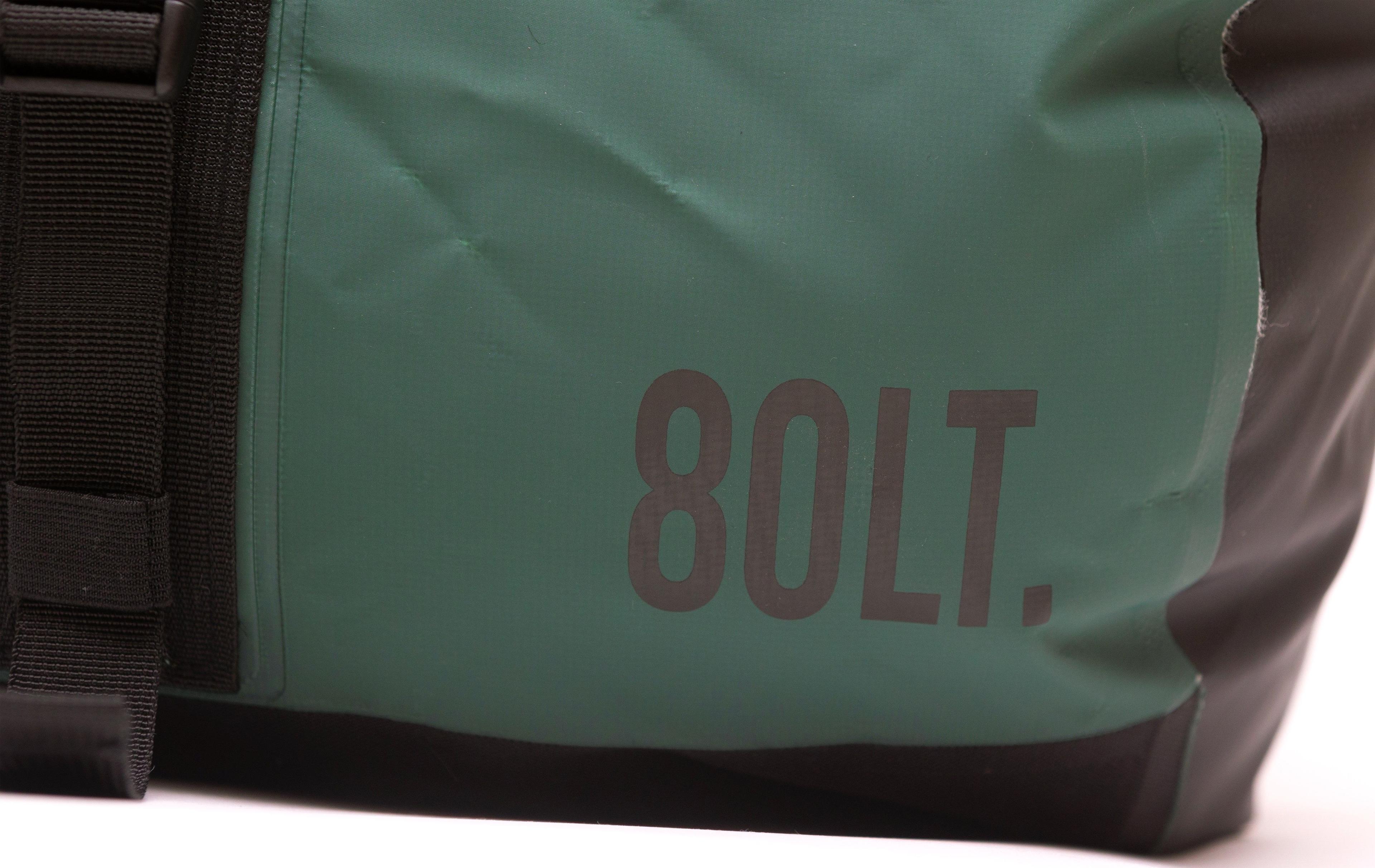 Bolso Duffel 80 Litros Impermeable Waterproof Drysafe Verde Petroleo-3