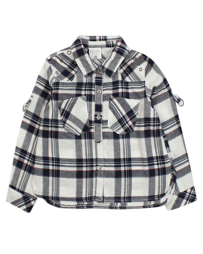 Blusa Kids Niña Escocesa Ficcus-0