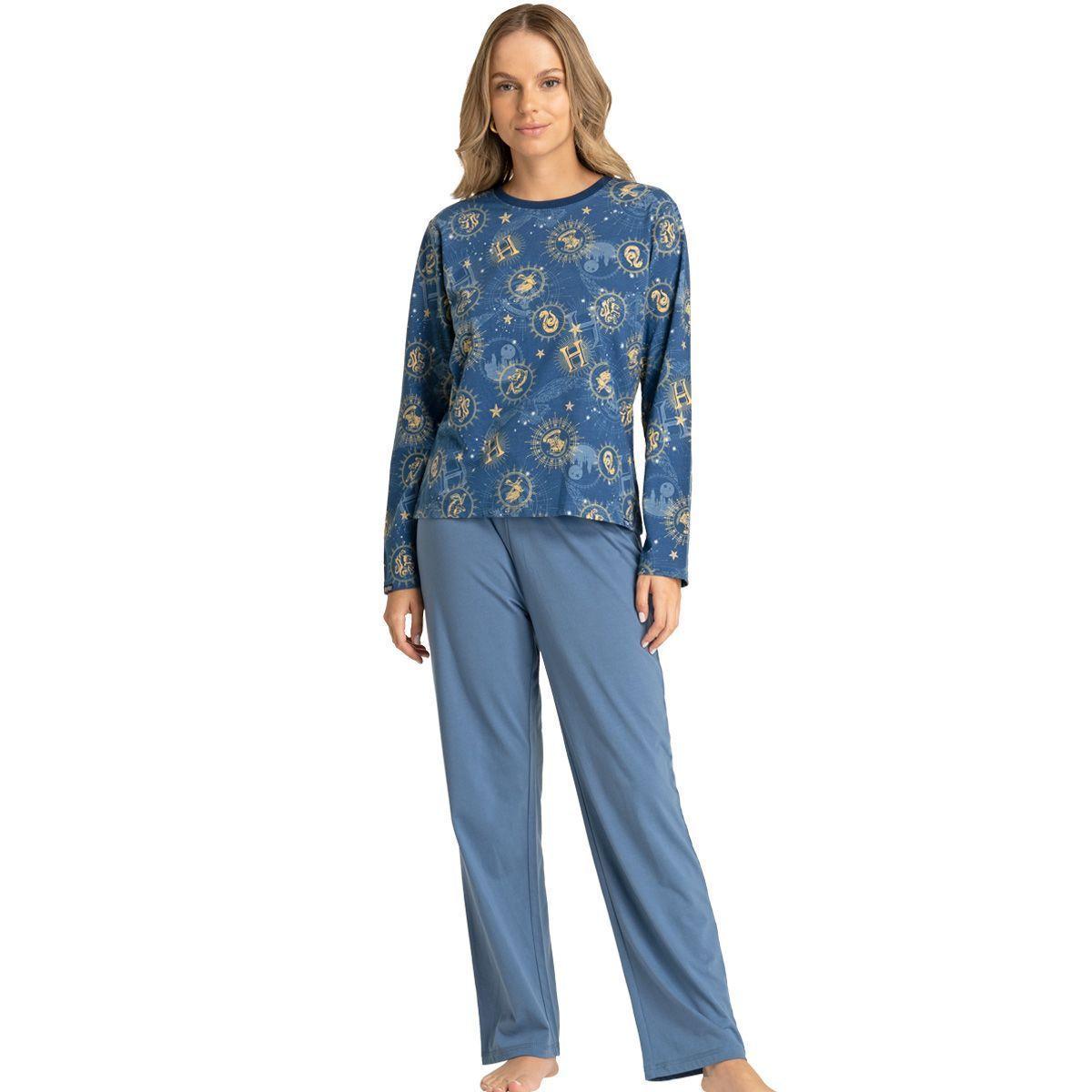 Pijama Algodón Mujer Invierno Harry Potter C2 Top-0