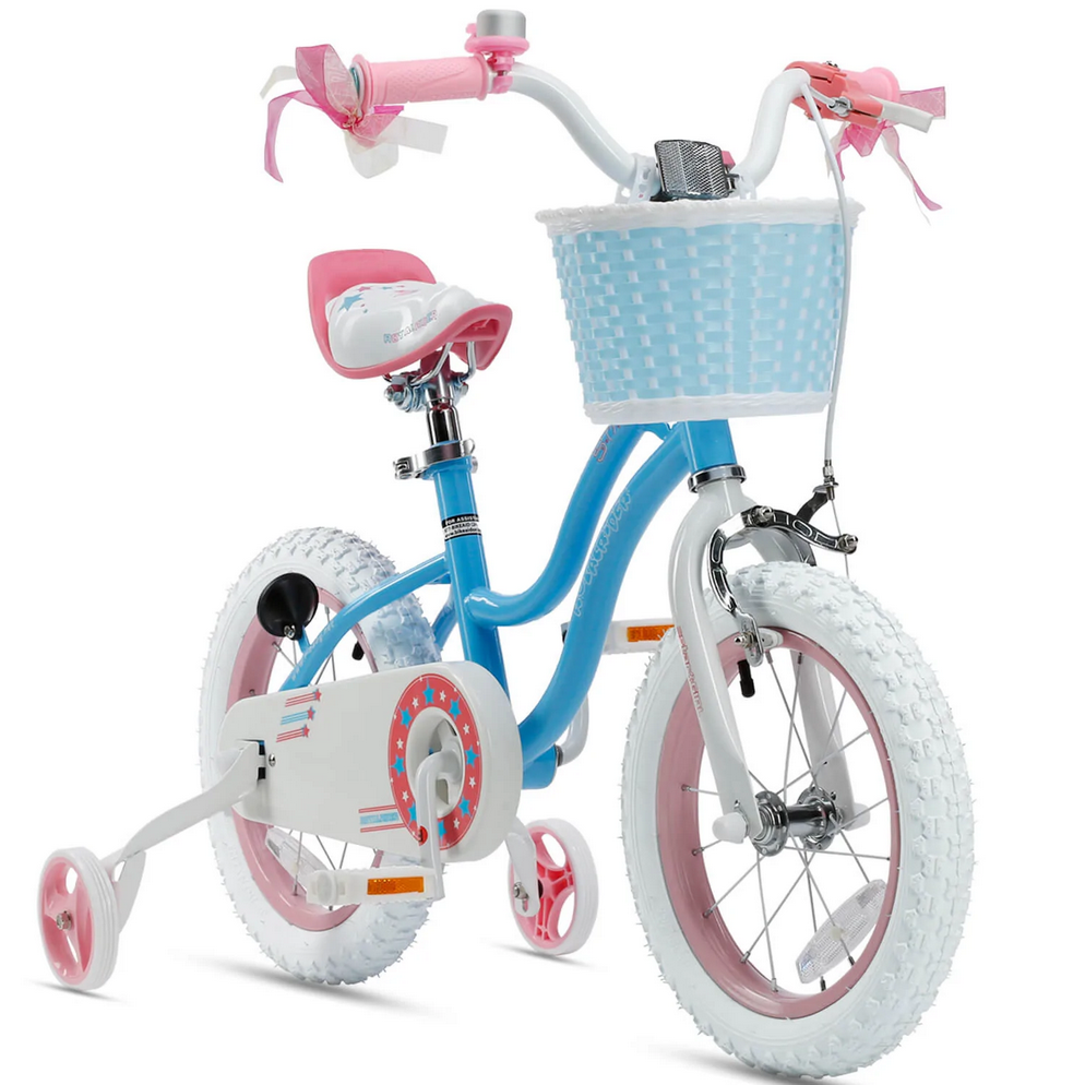 Bicicleta Royal Baby Niña Star aro 12 Azul-2