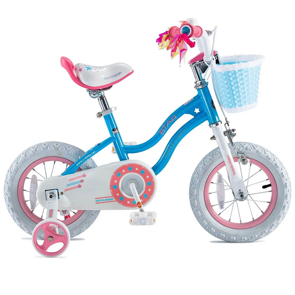Bicicleta Royal Baby Niña Star aro 12 Azul-1