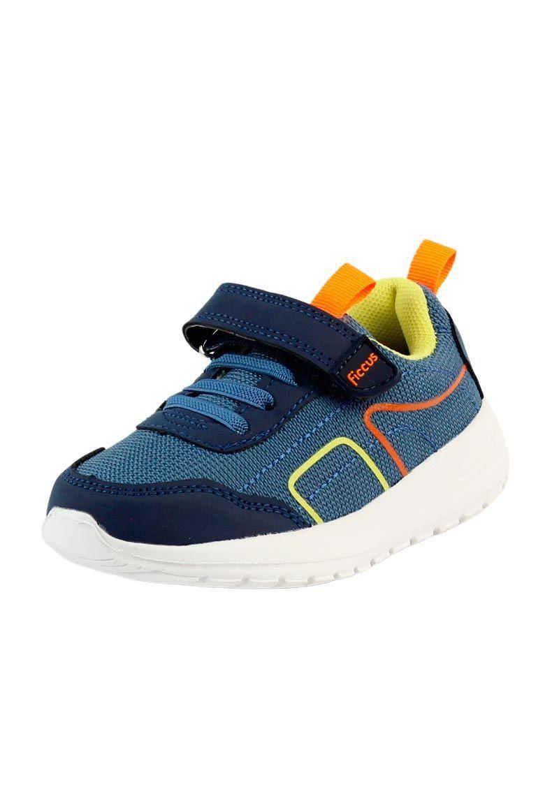 Zapatilla sport velcro elástico a pararse niño 837-1