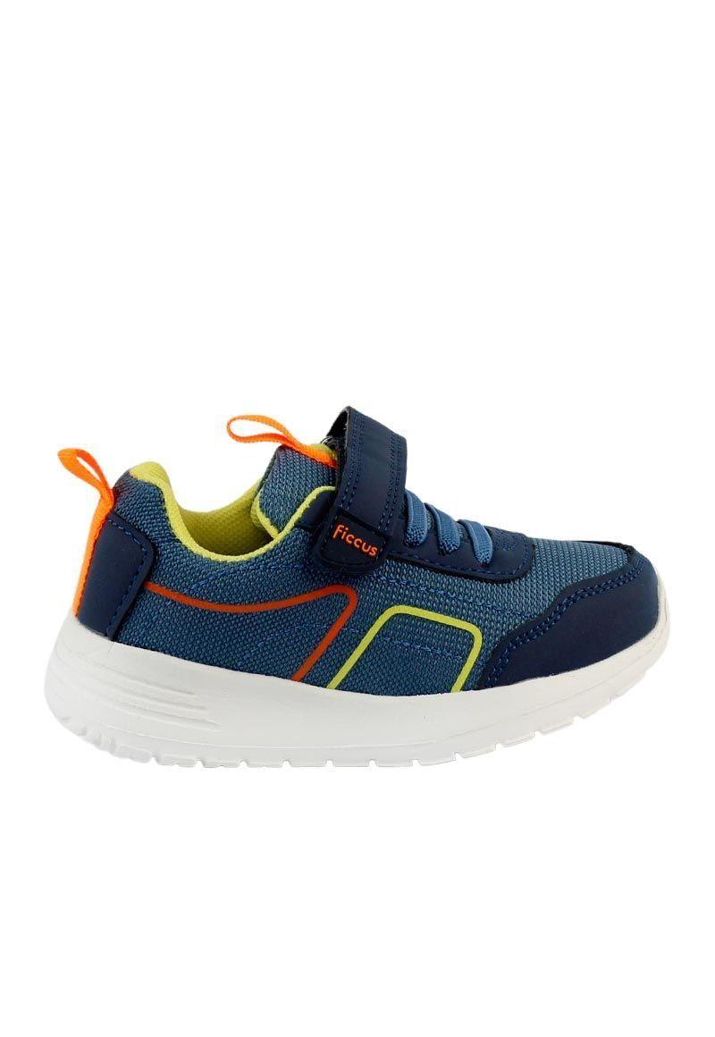 Zapatilla sport velcro elástico a pararse niño 837-0