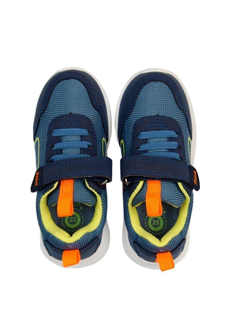 Zapatilla sport velcro elástico a pararse niño 837-2