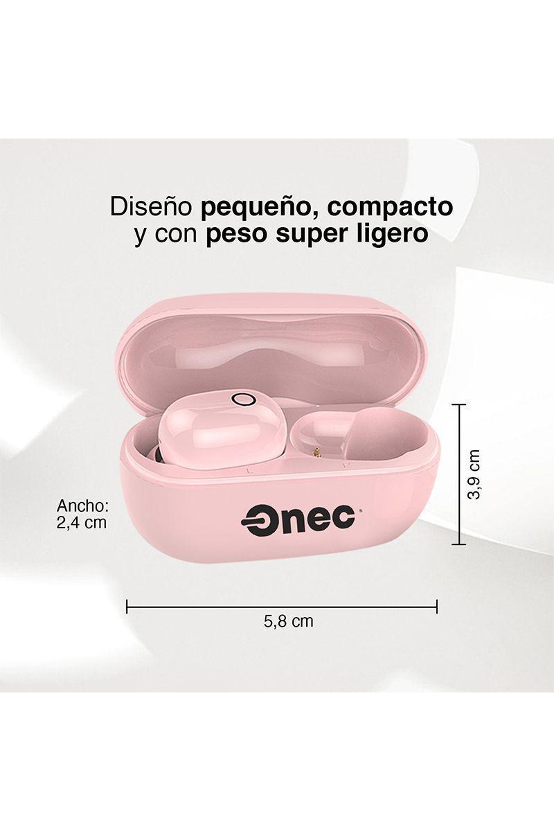 Audífonos Earbuds Reisen Lite Travel In-ear Rosa-4
