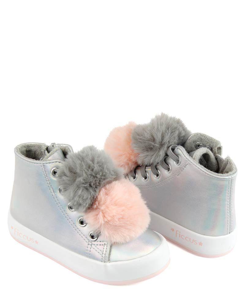 Zapatilla Urbana Caña Elástico Caminar Niña Ficcus-2