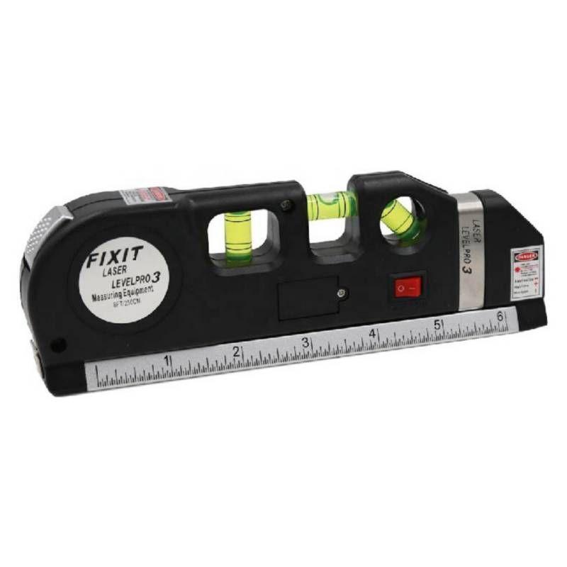 Nivel Laser Cinta Metrica Huincha Regla Pro 3 Multiuso-0