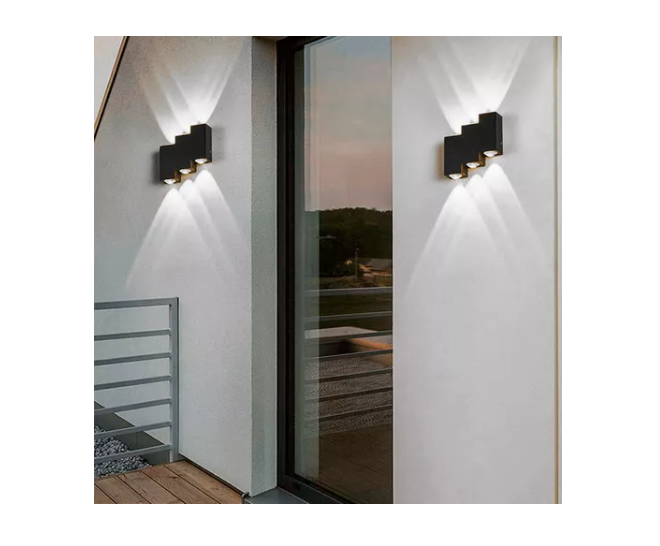 Aplique Lampara Muro Led Luz Interior Exterior -1