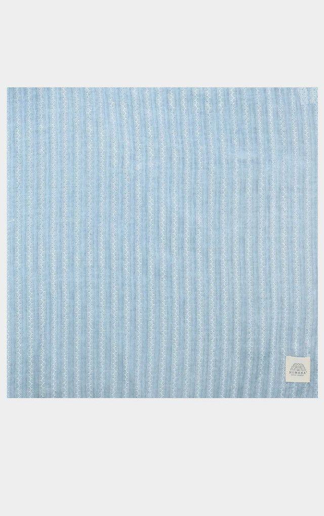 Pañuelo Liso Zigzag Azul Humana-2