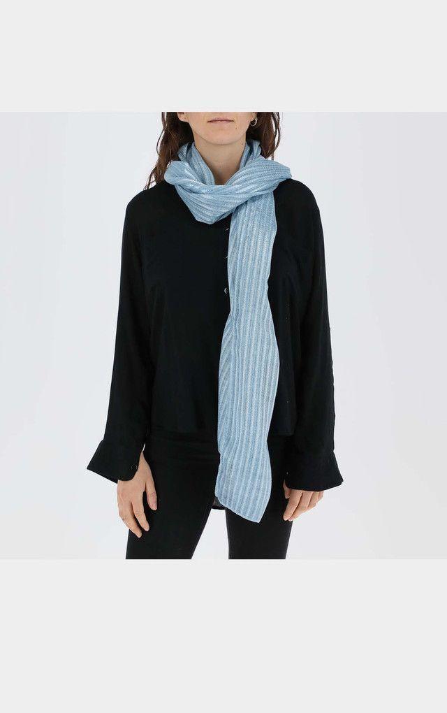 Pañuelo Liso Zigzag Azul Humana-3