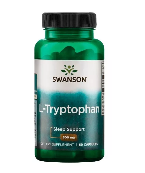 Triptofano L-triytophan 500mg 60caps - Swanson-0