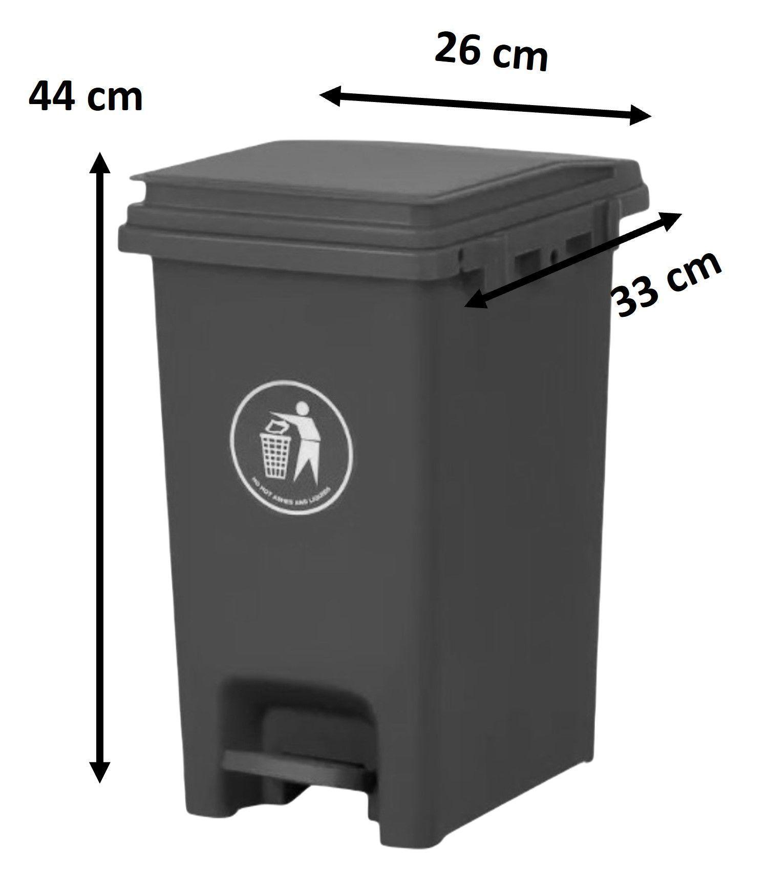 Basurero Contenedor De Basura 20 Litros Con Pedal -1