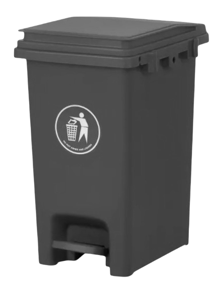 Basurero Contenedor De Basura 20 Litros Con Pedal -0