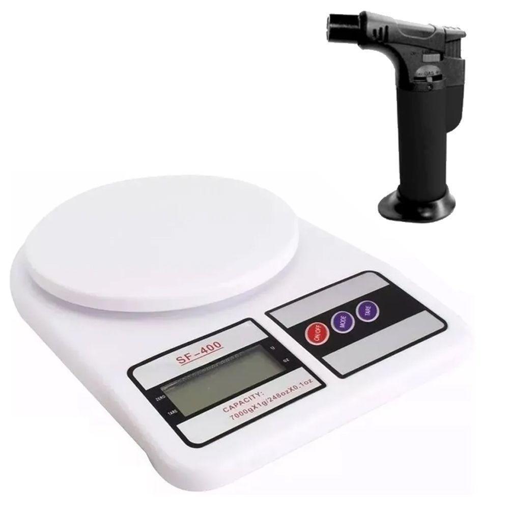 Balanza Digital De Cocina + SopleteRecargable-0