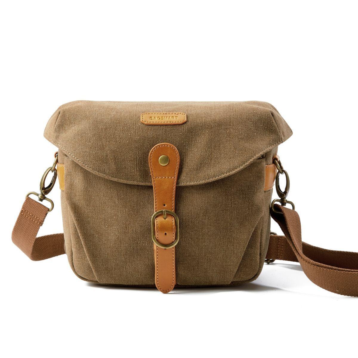 Bagsmart Bolso de hombro para cámara - Khaki-0