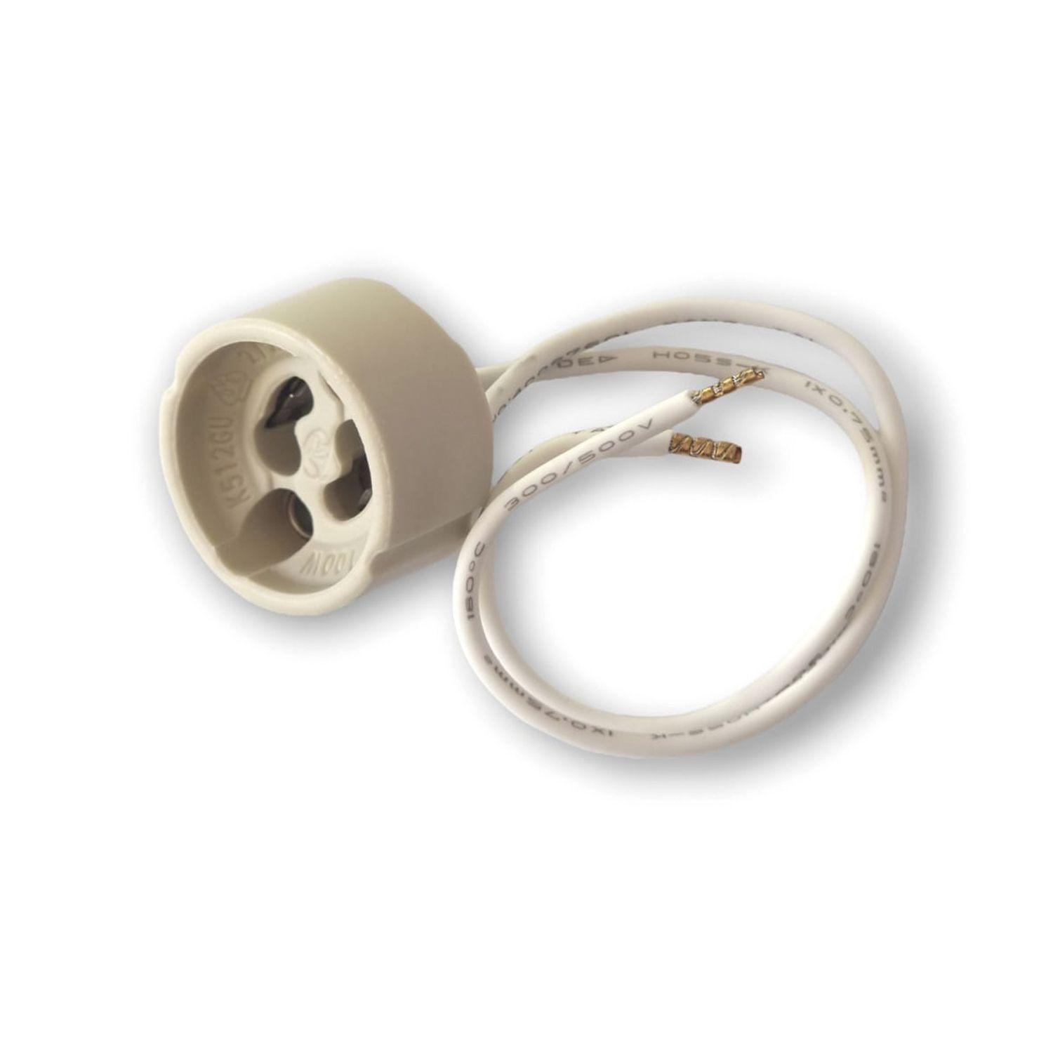 Pack 10 Focos LED Embutido Fijo Porta GU-10 Livorno MR16 Blanco-9