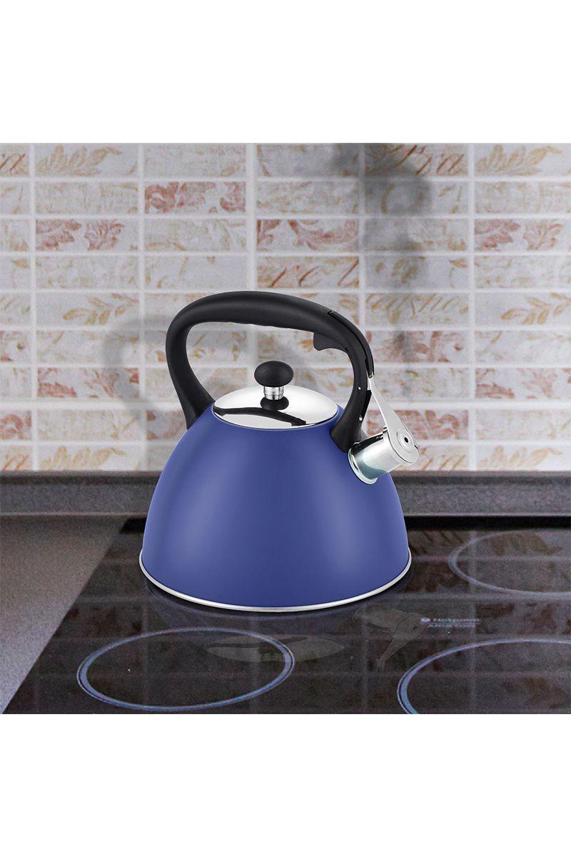 Tetera Acero Inoxidable 3 Litros Azul-5