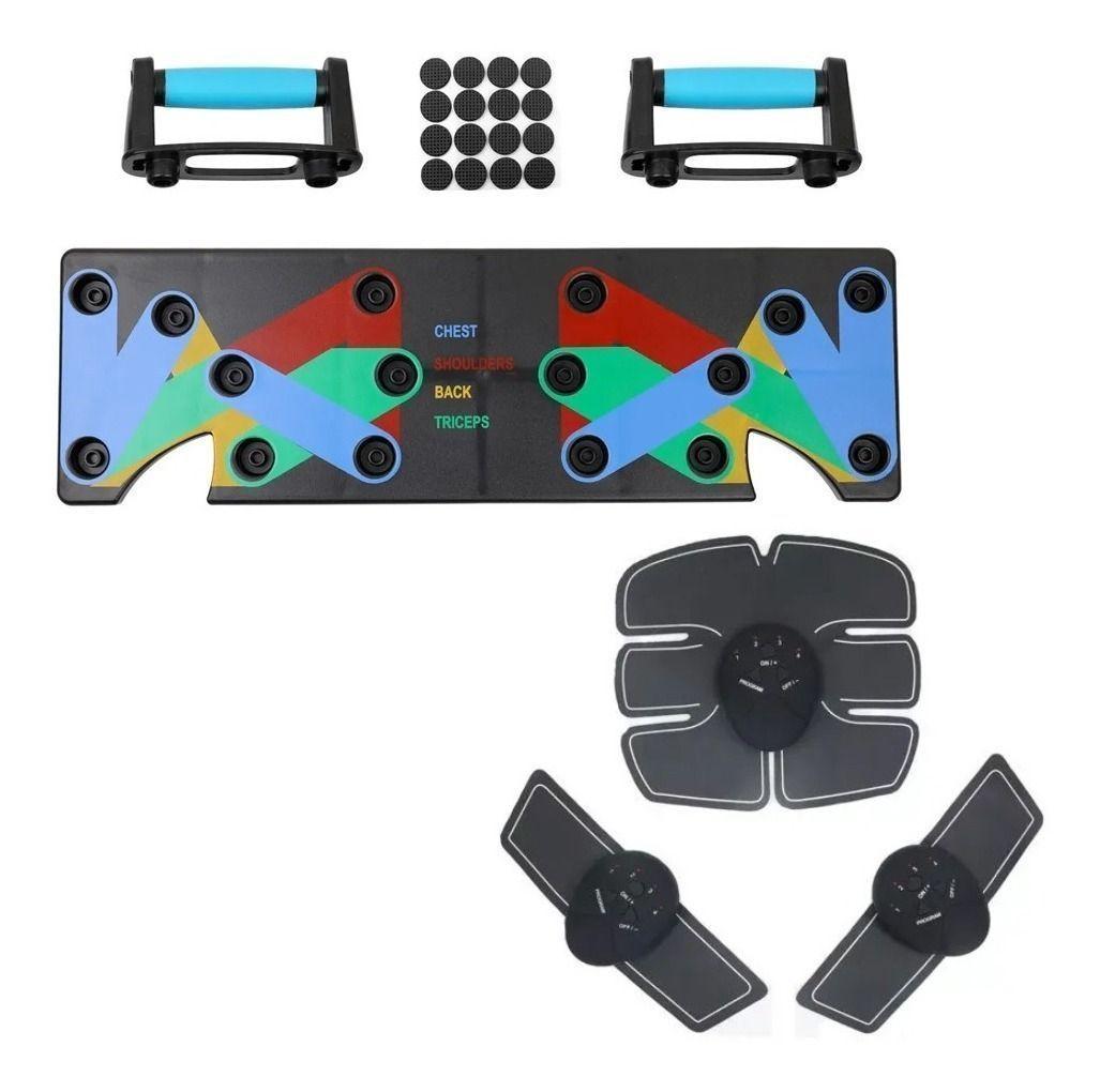 Soporte Push Up Board Espalda + Electrofisico Ems-0