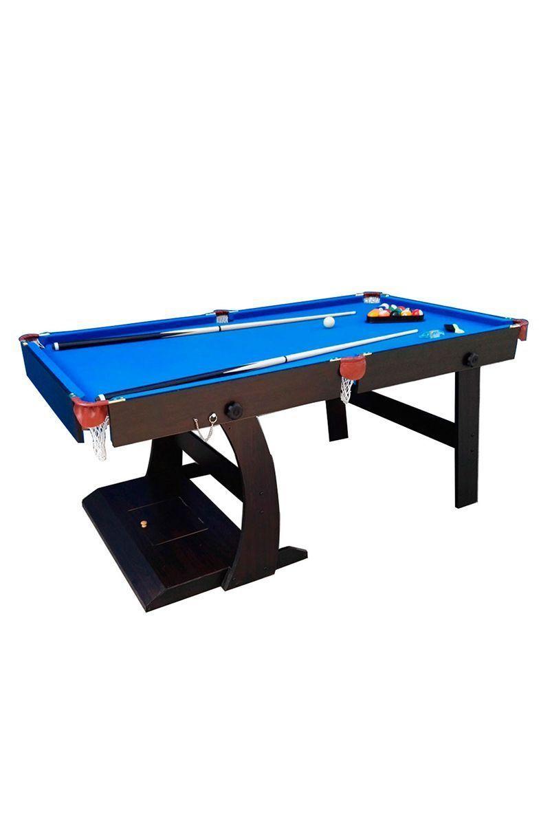 Mesa de Pool Plegable 6 Pies Café-0