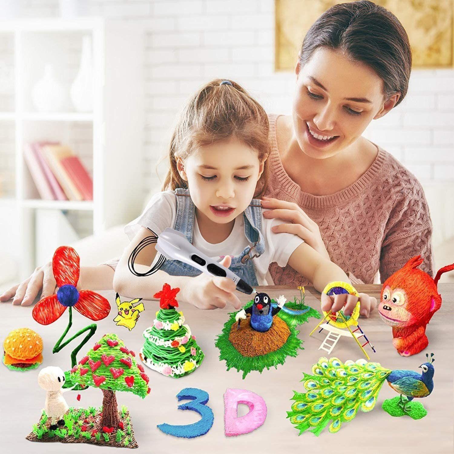 Boligrafo de impresión 3D Misil Smaffox SMA-2 + 54mts - blanco-4