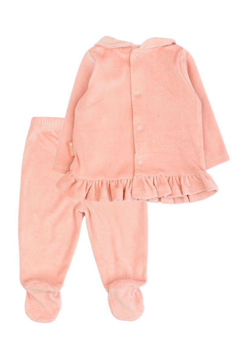 Conjunto newborn niña plush ballerinas 123-1