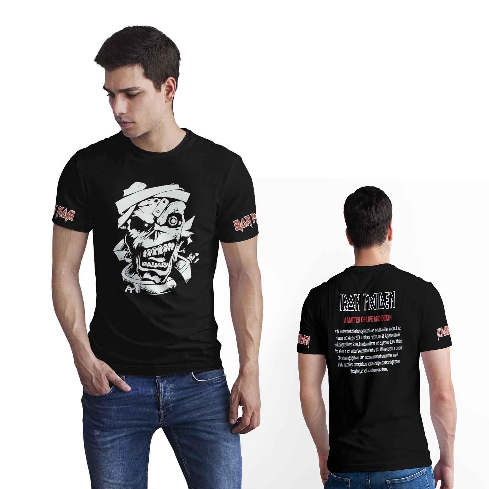 Polera Metalera Iron  Maiden D3-1