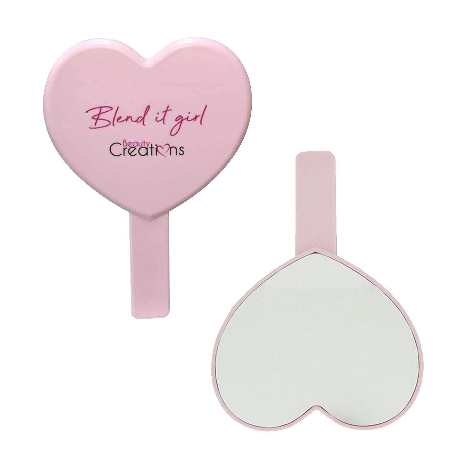 Espejo De Mano Corazón "Blend It Girl" Beauty Creations-2