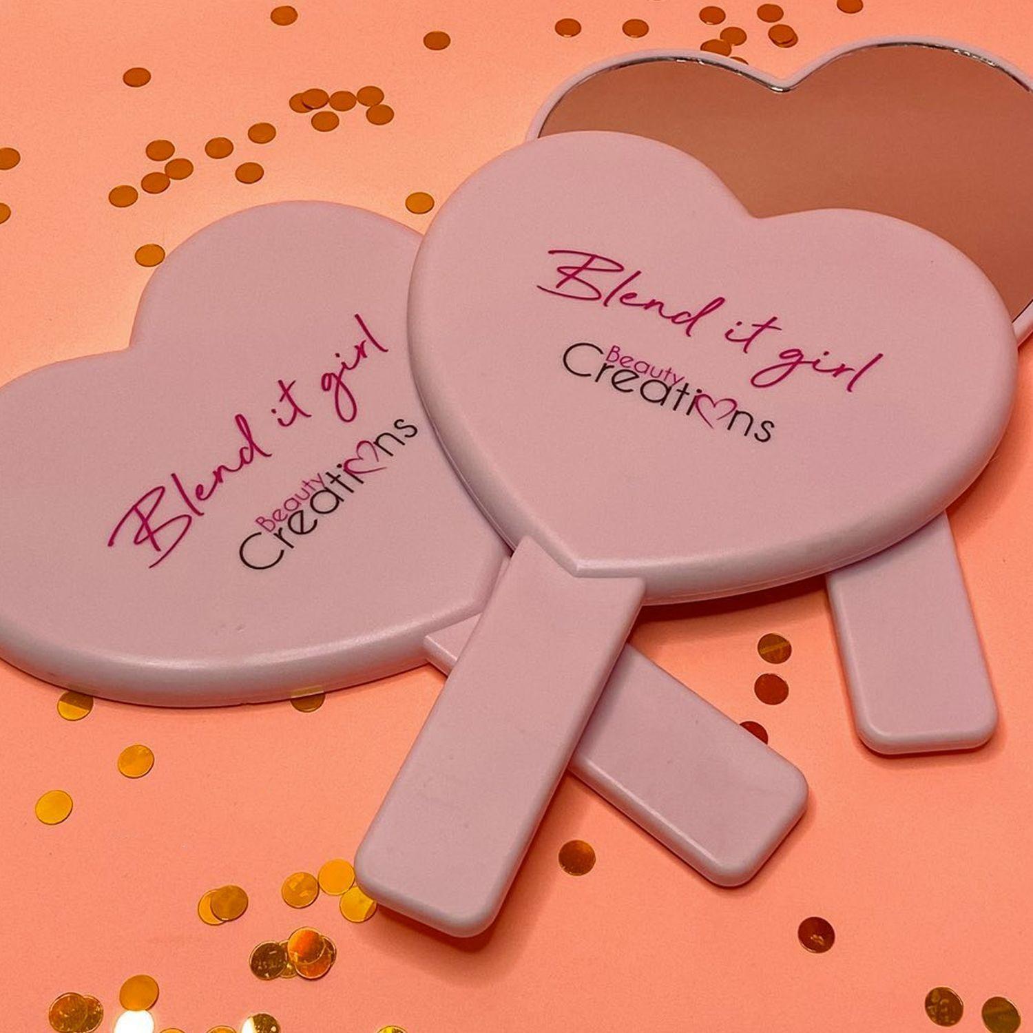Espejo De Mano Corazón "Blend It Girl" Beauty Creations-5